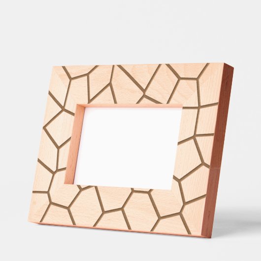 幾何学模様 レーザー彫刻フレーム (左)