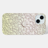 幾何学模様 ローズゴールド ハート柄 Case-Mate iPhoneケース (裏面 (横))