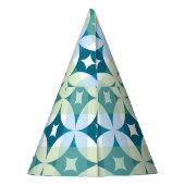 幾何学模様、ヴィンテージ抽象芸術壁紙。 パーティーハット (裏面)