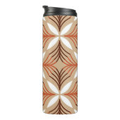 幾何学模様：ヴィンテージ芸術的デザイン タンブラー (回転右)