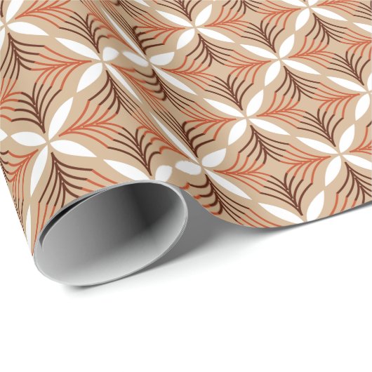 幾何学模様：ヴィンテージ芸術的デザイン ラッピングペーパー (ロールコーナー)