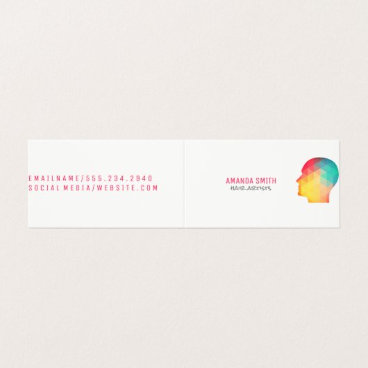 幾何学模様 名刺 (外部フラット)