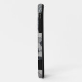 幾何学模様（灰色、白、黒） Case-Mate iPhoneケース (裏面/左)