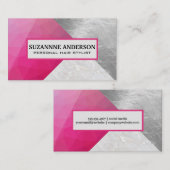 幾何学模様 |石 |ホイル 名刺 (正面/裏面)