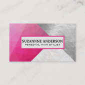 幾何学模様 |石 |ホイル 名刺 (正面)