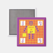 幾何学模様 – 磁石平方期8 マグネット (正面/裏面)