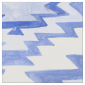 幾何学模様(青) ファブリック (クローズアップ)