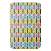 幾何学模様（黄） （紫） （青） バスマット (正面縦)