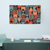 幾何学模様 28 横断幕 (トレードショー)