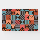 幾何学模様 28 横断幕 (横)