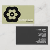 幾何学模様 – 290514(3) – ライトカーキ 名刺 (正面/裏面)