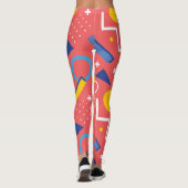 幾何学模様 2 レギンス (裏面)