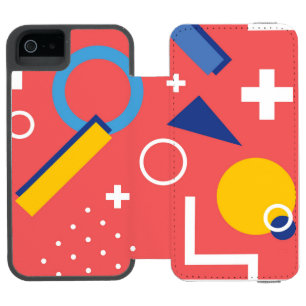 幾何学模様 2 iPhone SE/5/5sウォレットケース