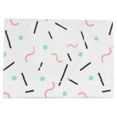 幾何学模様 32 ラージペーパーバッグ (裏面)