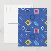 幾何学模様 3 シーズンポストカード (正面/裏面)