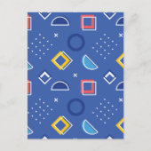 幾何学模様 3 シーズンポストカード (正面)