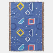 幾何学模様 3 スローブランケット (正面縦)