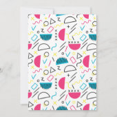 幾何学模様 5 サンキューカード (正面)