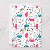 幾何学模様 5 サンキューカード (裏面)