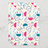 幾何学模様 5 サンキューカード (正面/裏面)