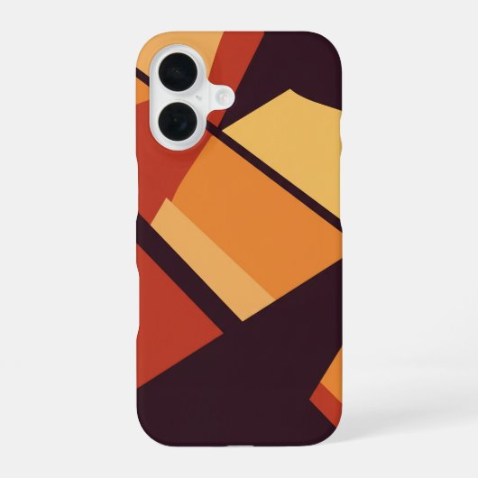 幾何学模様  iPhone 16ケース (裏面)