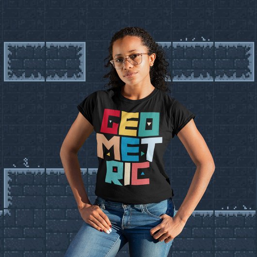 幾何学模様 Tシャツ