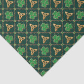 幾何学模様St patricks dayケルトTriskeleシャムロック 薄葉紙 (詳細)