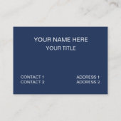 幾何学正方形の幾何学的パターン 名刺 (裏面)