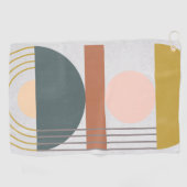 幾何学法面展開III ゴルフタオル (横)