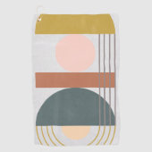 幾何学法面展開III ゴルフタオル (正面)