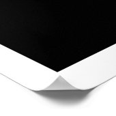 幾何学白いポットと花、ミッドセンチュリー ポスター (角)