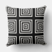 幾何学白黒クッシモダンョン クッション (裏面)