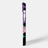 幾何学的おもしろいピンクと紫の色 Case-Mate iPhoneケース (裏面 / 左)