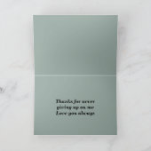 幾何学的かわいらしマザーズデイカード(ハート付き) シーズンカード (内部)