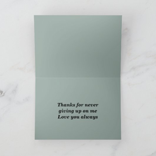 幾何学的かわいらしマザーズデイカード(ハート付き) シーズンカード (内部)