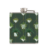 幾何学的つる植物パターン フラスク (裏面)