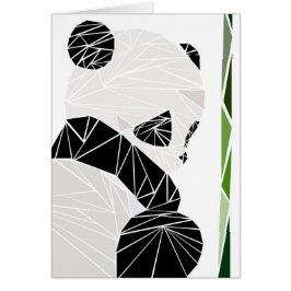 幾何学的で悲しいパンダ