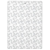 幾何学的で抽象的な床のデザイン クリップボード (裏面)