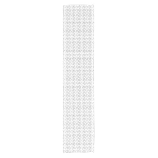 幾何学的で抽象的な床のデザイン ショートテーブルランナー (正面)