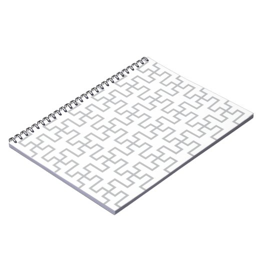 幾何学的で抽象的な床のデザイン ノートブック (左側)