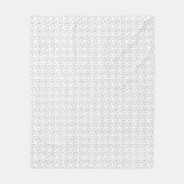 幾何学的で抽象的な床のデザイン フリースブランケット (正面)