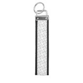 幾何学的で抽象的な床のデザイン リストバンドキーホルダー (鍵トップ)