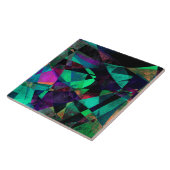 幾何学的で、カラフルで、汚い抽象美術 タイル (側面)