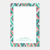 幾何学的なあなたの一流の|の世紀半ばのモダンを加えて下さい ポストイット (正面)