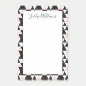 幾何学的なあなたの一流の|手描きの三角形を加えて下さい ポストイット (正面)