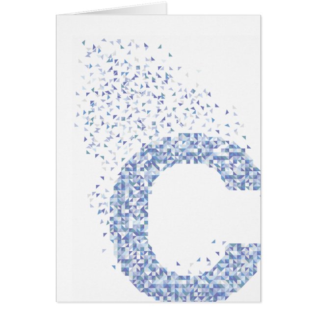 幾何学的なアルファベット- C (正面)