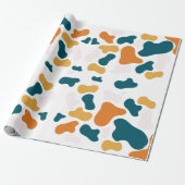 幾何学的なアートの繰り返しパターン ラッピングペーパー (アンロールド)