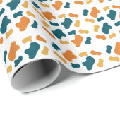 幾何学的なアートの繰り返しパターン ラッピングペーパー (ロールコーナー)