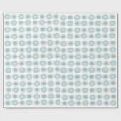 幾何学的なアートの繰り返しパターン（風花） ラッピングペーパー (フラット)