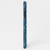 幾何学的なアートデコパターン iPhoneケース (左側)